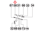 AFG Horizon Fitness Livestrong Stationary Bike Button Head Socket Bolt M10x35L 1000094188-hydrafitnessparts