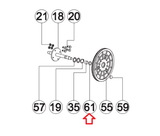AFG Horizon Fitness Livestrong Stationary Bike Flat Washer 23.0x17.2x1.5T 1000096911-hydrafitnessparts