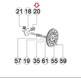 AFG Horizon Fitness Livestrong Stationary Bike Hex Head Screw Bolt M6X1.0X15L 1000094279-hydrafitnessparts