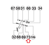 AFG Horizon Fitness Livestrong Stationary Bike Hex Nut 1000208685-hydrafitnessparts