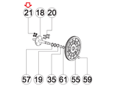 AFG Horizon Fitness Livestrong Stationary Bike Nylon Lock Nut M6x1.0x6T 1000094280-hydrafitnessparts