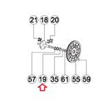 AFG Horizon Fitness Livestrong Stationary Bike Retainer C Ring 1000096885-hydrafitnessparts