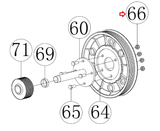 AFG Horizon Fitness Livestrong Stepper Step Lock Nut M6X1.0X6T 1000094280-hydrafitnessparts