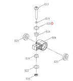 AFG Horizon Fitness Livestrong Tempo Elliptical Crank Sleeve Shim 1000200416-hydrafitnessparts