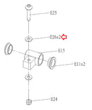 AFG Horizon Fitness Livestrong Vision Fitness Elliptical Flat Washer 8.5x20.0x1.0T 005136-A-hydrafitnessparts