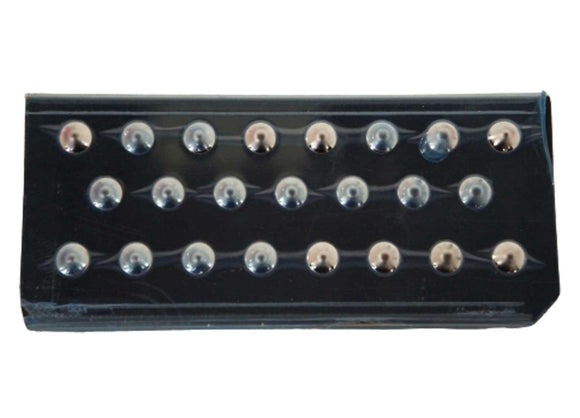 AFG Horizon Fitness Stationary Bike Stainless Steel Plate 1000350867-hydrafitnessparts