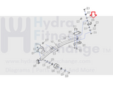 AFG Horizon Vision Fitness Livestrong Elliptical Crank Sleeve Set 1000214179-hydrafitnessparts