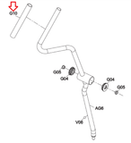 AFG Livestrong Horizon Fitness Livestrong Elliptical Handlebar Foam Grip 049000-AA-hydrafitnessparts