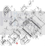 AFG Livestrong Matrix Horizon Fitness Treadmill Transport Roller Wheel 103403-hydrafitnessparts