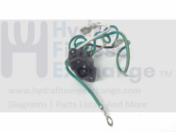 AFG Merit Horizon Fitness Treadmill Power Entry Socket Input Module 066244-A-hydrafitnessparts