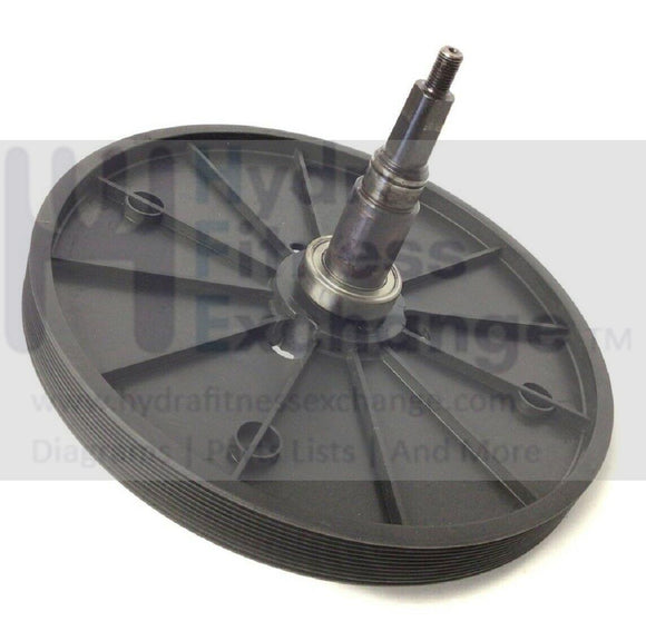 Advanced Fitness Group Elliptical Flywheel Pulley Assembly 078450-hydrafitnessparts