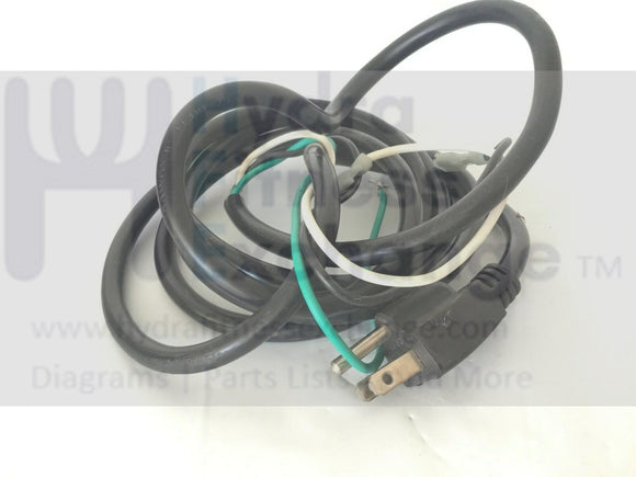 Alliance Discovery Ironman Keys 220T HT402t Treadmill Power Supply Line Cord Hardwired 413-00004-hydrafitnessparts
