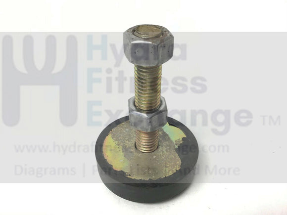 Alliance Smooth Keys Fitness Treadmill Rear Leveling Foot Leveler 10-0008-hydrafitnessparts