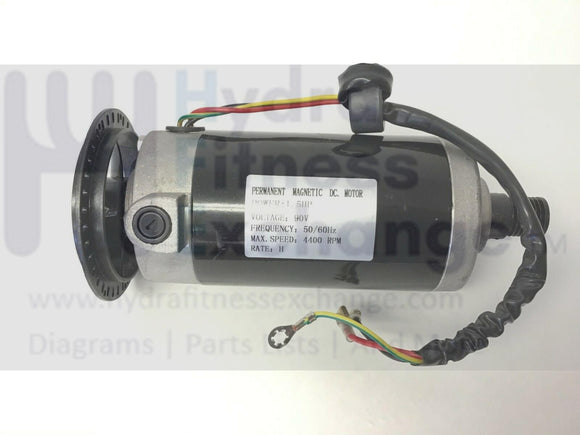 Ancheer AN-TM01S Treadmill DC Drive Motor with Flywheel 90v 1.5HP 4400 RPM-hydrafitnessparts