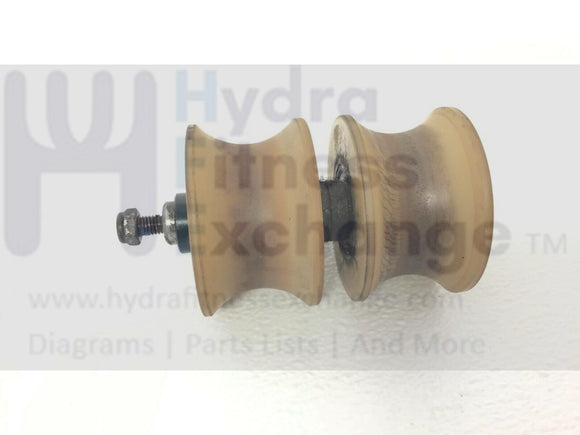 BH Fitness BL27 3588 Elliptical Roller Wheel Set-hydrafitnessparts