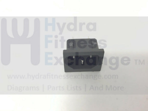 BH Fitness BladeZ S1Ti T300i Treadmill Power Cord Entry Input Socket 115v-hydrafitnessparts