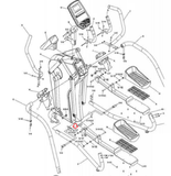 BH Fitness LK500X LK700X S3XiB S5XiB Elliptical Screw Truss M6-1.0mm LK500X-V-17-hydrafitnessparts