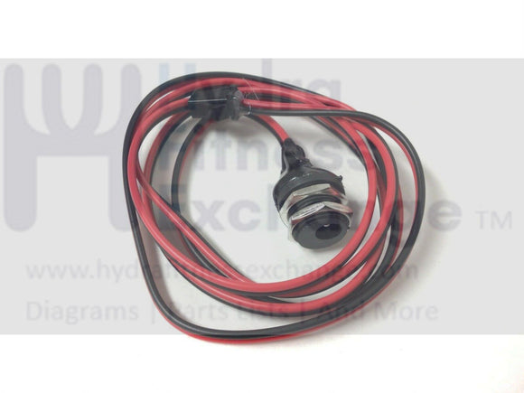 BH Fitness S1Ri S1RiB Recumbent Bike Power Entry DC Wire S1Ri-E-12-hydrafitnessparts