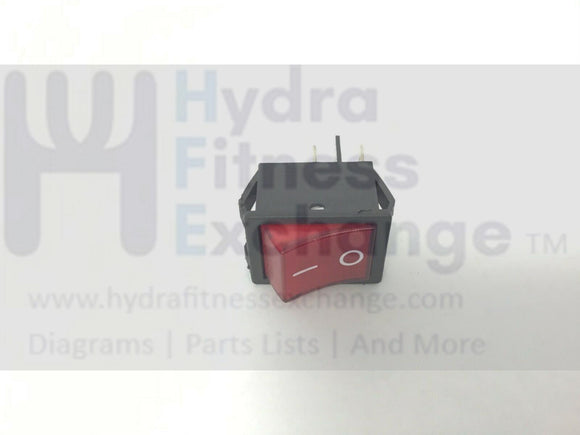 BH Fitness S1Ti Treadmill Power Entry On Off Switch-hydrafitnessparts