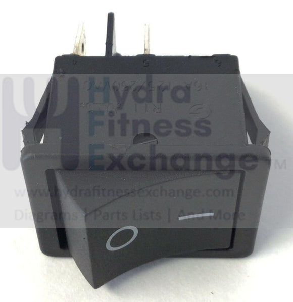 BH Fitness S3Ti S3TiB S5Ti S7Ti S7TiB TS500i Treadmill Power Switch S5TiB-72-hydrafitnessparts