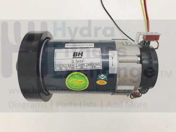 BH Fitness - S5Ti Treadmill Drive Motor and Speed Sensor 3.5 HP-hydrafitnessparts