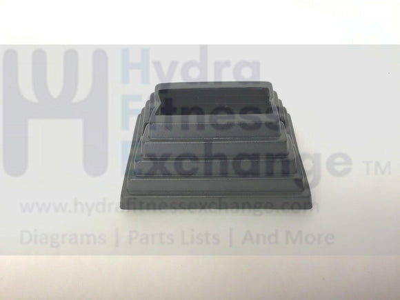 BH Fitness S5Ti Treadmill Rear Feet Foot Pad Cover-hydrafitnessparts