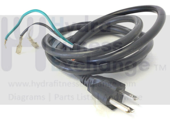 BH Fitness Treadmill Hardwired Power Cord TS400I-67-hydrafitnessparts