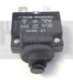 BH Spirit Fitness Treadmill Circuit Breaker 20 Amp Fuse Style S5TiB-71-hydrafitnessparts