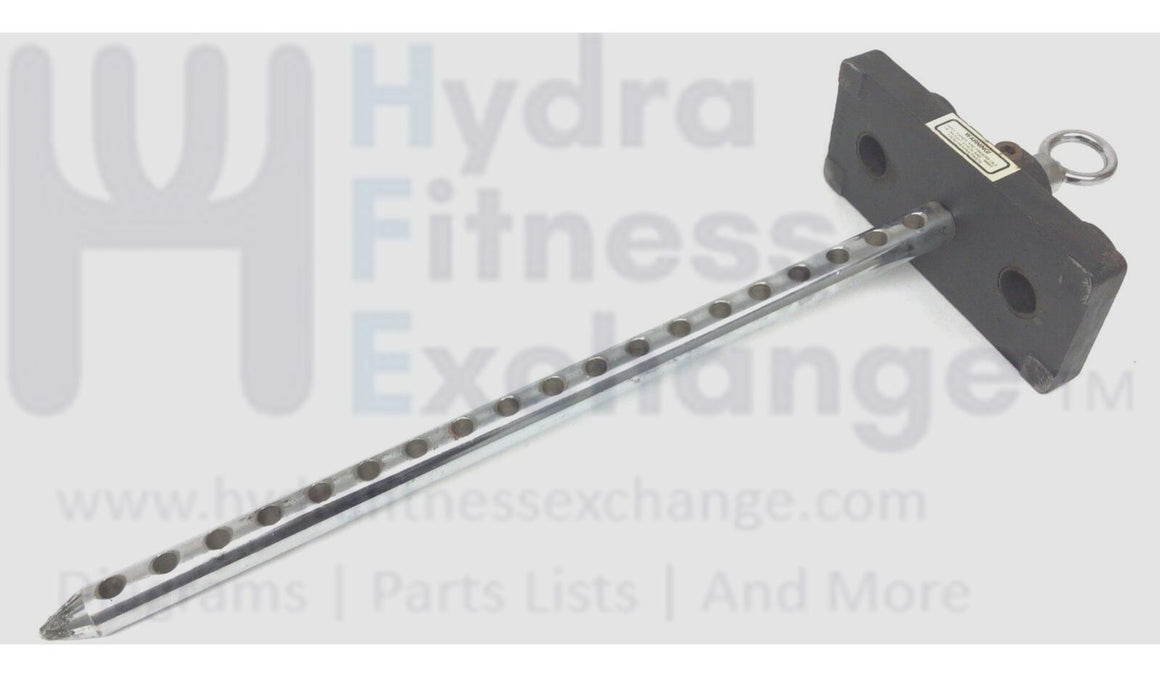 Weight Stack Rod BMI 9000-9500 Home Gym Head Top Weight Stack Plate with Selector Rod ...