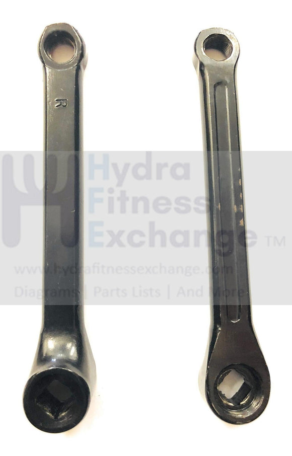 Body Guard Upright Recumbent Pedal Crank Arm Set RLS 535 Ergo 990 Mark 2 Organic 518302-hydrafitnessparts