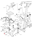 Body Solid EXM 3000 Strength System Foam Roller Pad 8" X 4" 9161-009-hydrafitnessparts