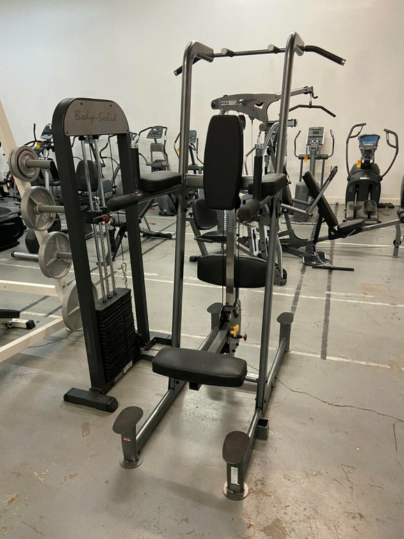 Body Solid Pro Select Weight Assisted Chin-Dip Machine for Home Gym-hydrafitnessparts