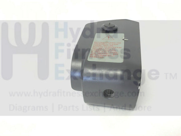 BodyCraft TR1160 Treadmill Right Base Farme End Cap-hydrafitnessparts