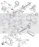 Bodyfit Epic FreeMotion Gold's Gym HealthRider Upright Bike Washer 235322-hydrafitnessparts