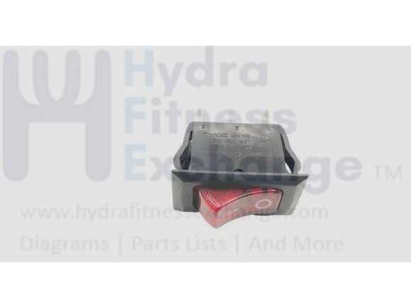 Bodygaurd Organic R5 Recumbent Bike Power Switch on off-hydrafitnessparts