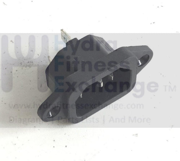 Bodyguard Fitness T240 - T260C Treadmill Power Cord Entry Input Socket-hydrafitnessparts