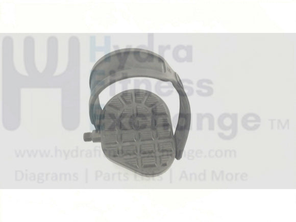 Bodyguard Fitness V5 Organic Upright Bike Right Pedal with Strap 9/16