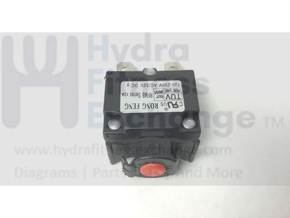 Bodysolid Endurance 5k Treadmill Power Circuit Breaker RTFM Series 12A-hydrafitnessparts