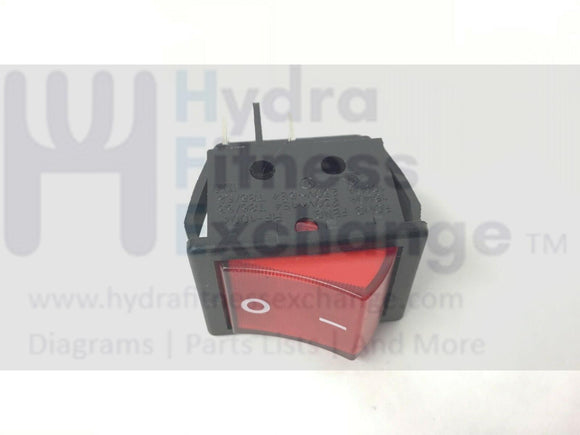 Bodysolid Endurance 5k Treadmill Power Entry On Off Switch-hydrafitnessparts