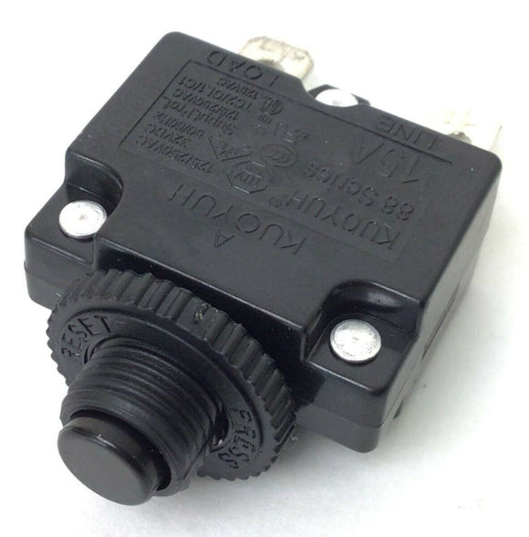 Bowflex 22 - T22 Treadmill Fuse Power Entry Circuit Breaker 15A 22-15ACBF-hydrafitnessparts