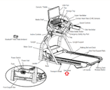 Bowflex 22 - T22 Treadmill Left Dampener Deck Cushion Red-hydrafitnessparts