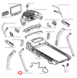 Bowflex 22 - T22 Treadmill Left Upright Brace Frame Weldment 22-LUBFW-hydrafitnessparts
