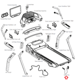 Bowflex 22 - T22 Treadmill Magnetic Safety Key Lanyard 22-SK-hydrafitnessparts