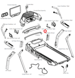 Bowflex 22 - T22 Treadmill Right Inner Junction Cover 8024545-hydrafitnessparts