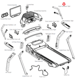 Bowflex 22 - T22 Treadmill Right Upper Handlebar 22-RUH-hydrafitnessparts