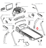 Bowflex 22 - T22 Treadmill Right Upright Brace Weldment 22-RUBW-hydrafitnessparts