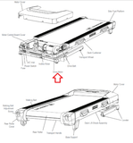 Bowflex BXT6 Treadmill DC Drive Motor with Flywheel MFR-E202348 & BXT6-B3JATDCDM-hydrafitnessparts