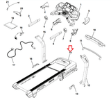 Bowflex Nautilus BXT6 Black Treadmill Motor Hood Shroud Cover BXT6-MCS-hydrafitnessparts