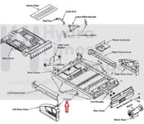 Bowflex Nautilus Treadclimber TC3000 TC5000 TC5300 Treadmill Leveling Foot Leveler HH2398-hydrafitnessparts