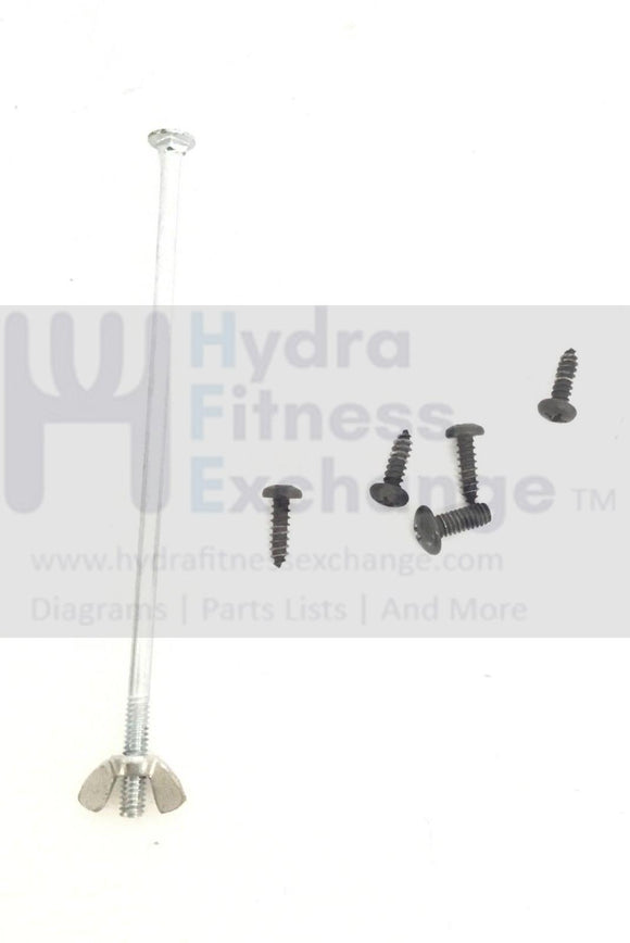 Bowflex Power Pro XTL Home Gym Rod Box Mounting Hardware Set Screw Bolt Wingnut-hydrafitnessparts